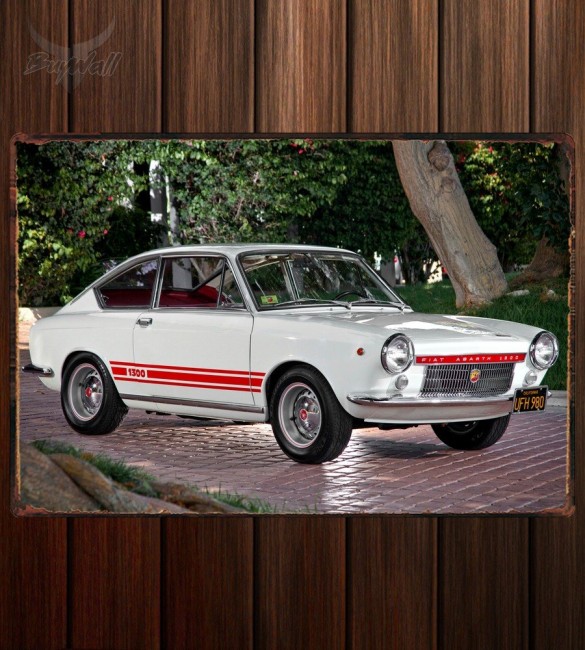 Металлическая табличка Fiat Abarth OT 1300 Coupe Металлическая табличка Fiat Abarth OT 1300 Coupe